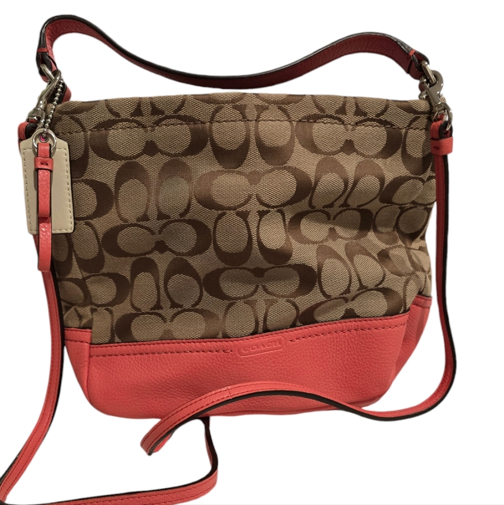 Authentic Coach cross body bag